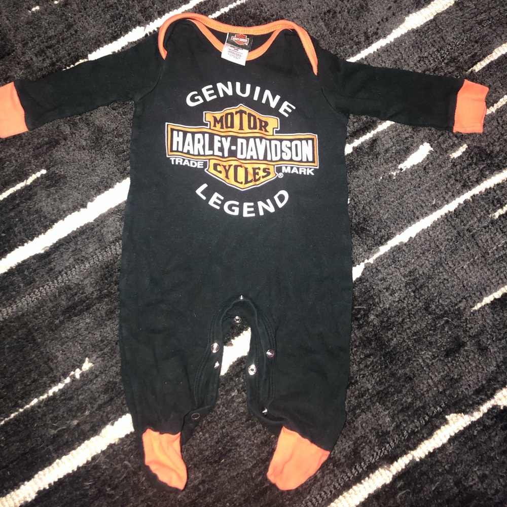 Harley Davidson footed outfit